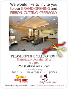 Grand Opening and Ribbon Cutting Ceremony in Aliso Viejo